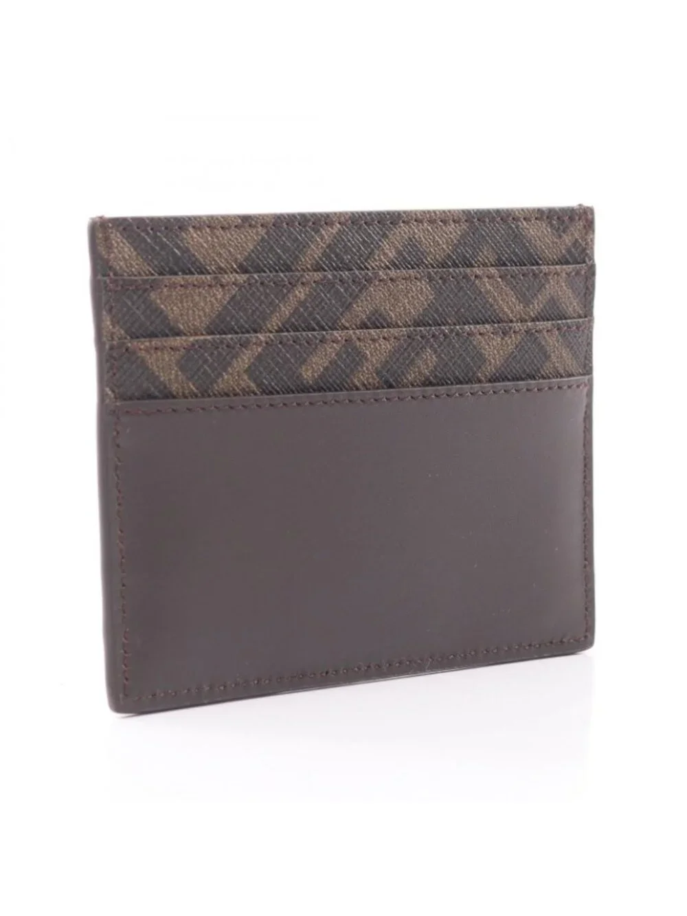 Fendi Card Case FF Square Leather